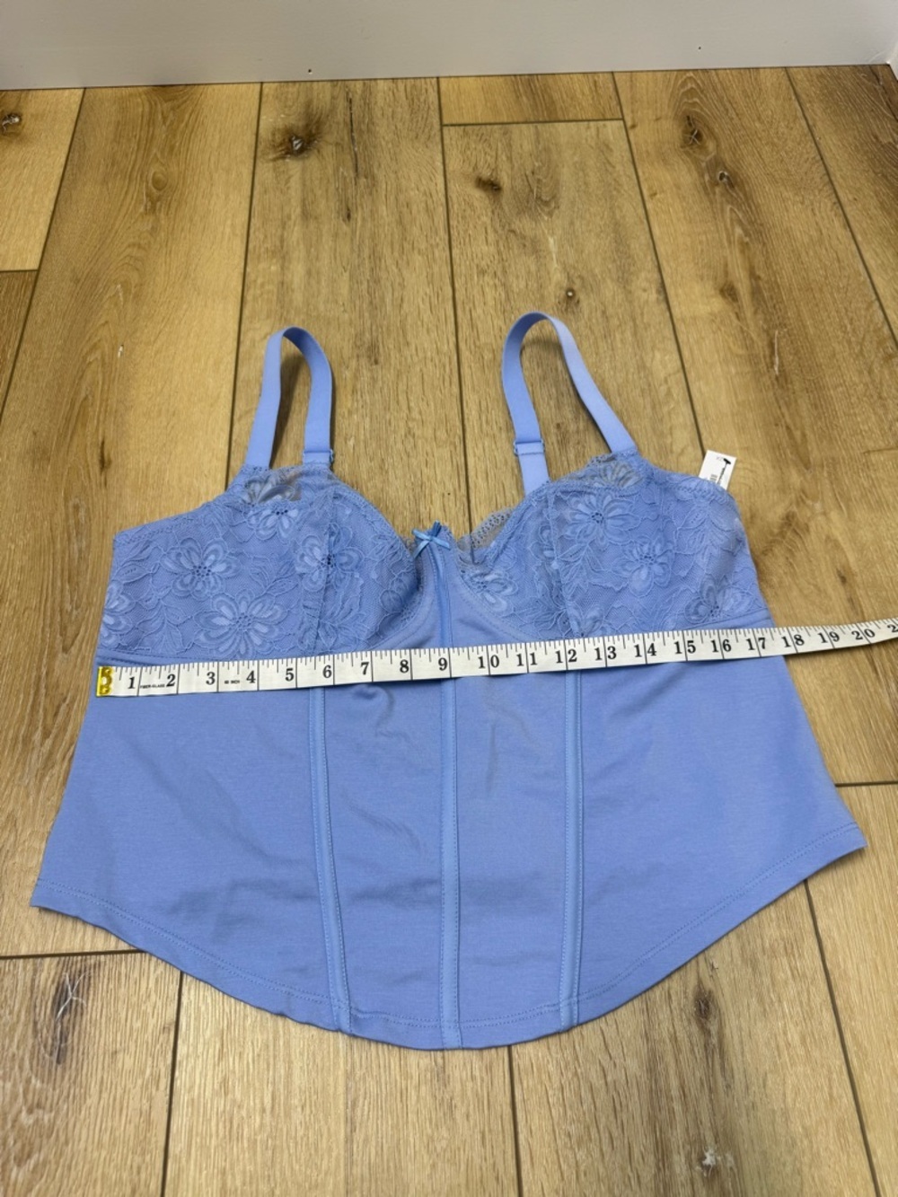 Adore Me Periwinkle Lace Bustier Tank Women’s Size 2X Bra NWT - Picture 7 of 7